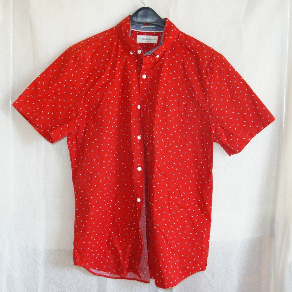 Hawker Rye Red Button Shirt
